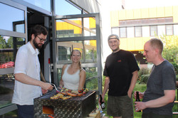 Abschließendes Grillen an der TU Dortmund