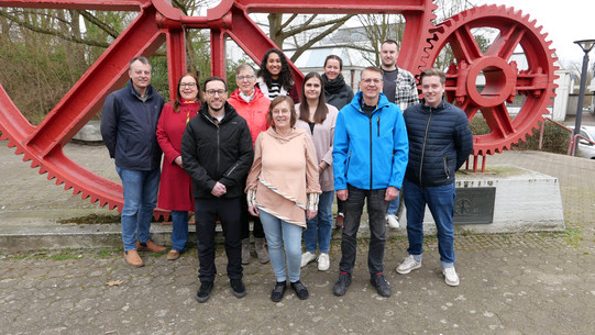 Gruppenfoto des Lehrstuhls Technische Biochemie März 2025