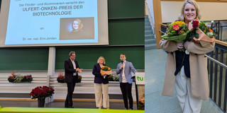 Erin Jordan at the Ulfert Onken award ceremony