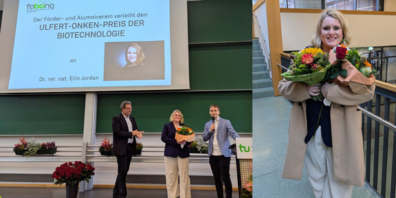 Erin Jordan bei der Preisverleihung des Ulfert-Onken-Preises