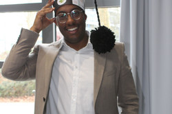 Kilan Schäfer with his second doctoral hat from Dortmund